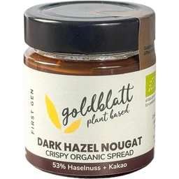Goldblatt BIO Dark Hazel Nougat – Crispy Spread - 140 g