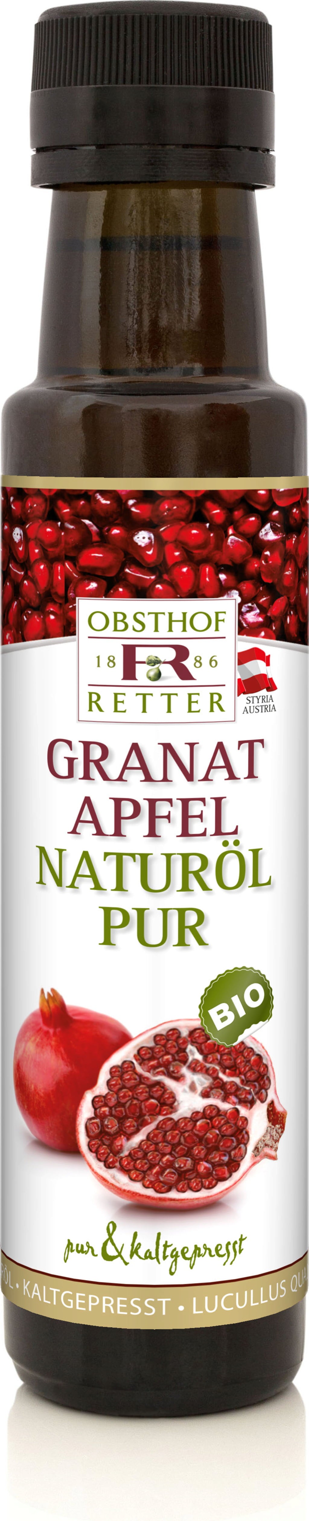 Obsthof Retter Organic Pomegranate Seed Oil - 100 ml