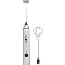 Frusta Elettrica con 2 Accessori e Connessione USB - Argento - 1 pz.