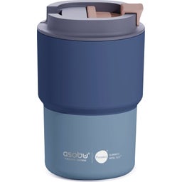 asobu Taza Isotérmica - Coffee Express Puramic - Azul pastel