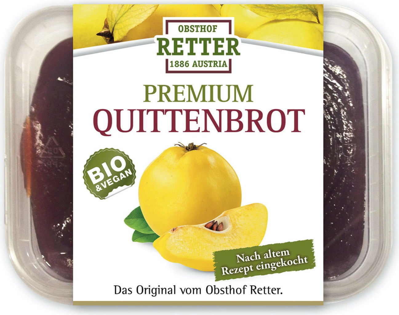 Obsthof Retter Organic Premium Quince Purée - 300 g