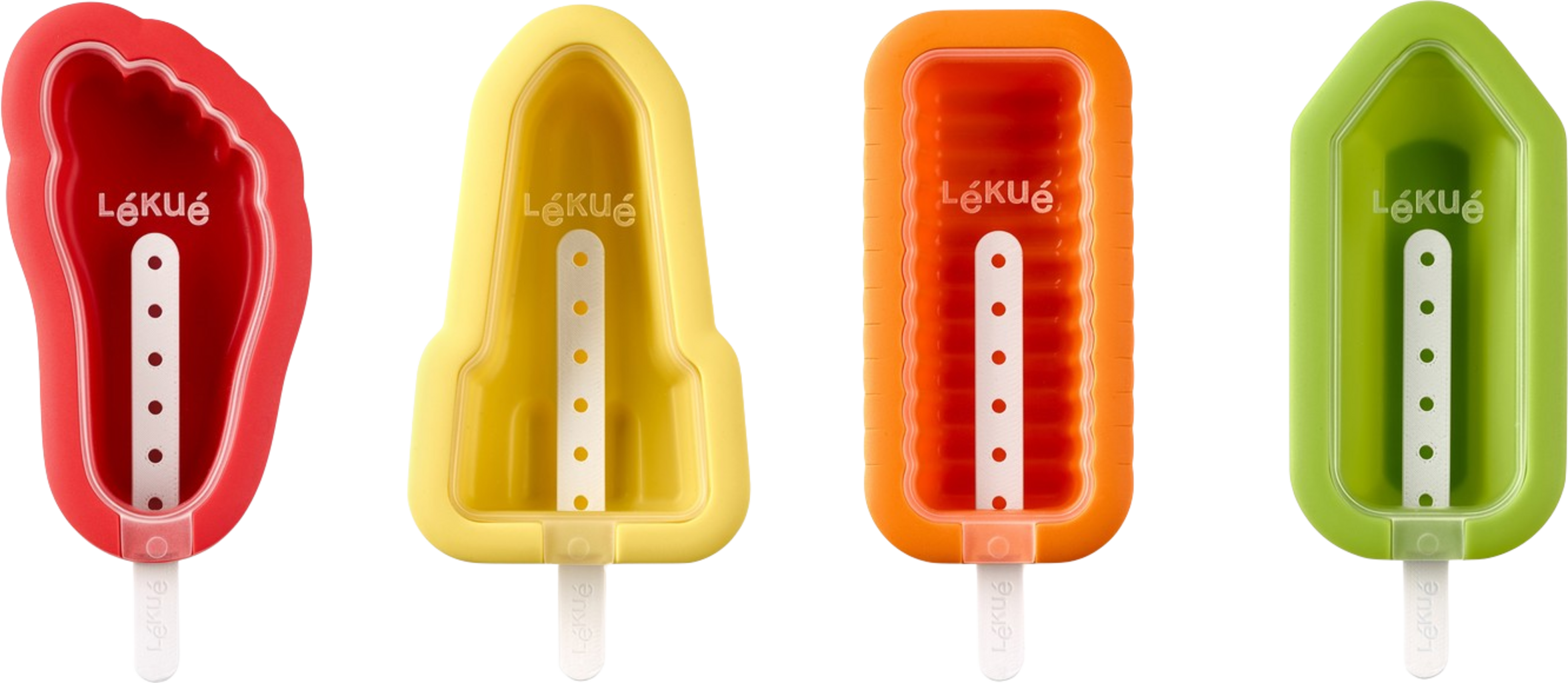 Lékué Ice Cream Stick Moulds in Cute Shapes