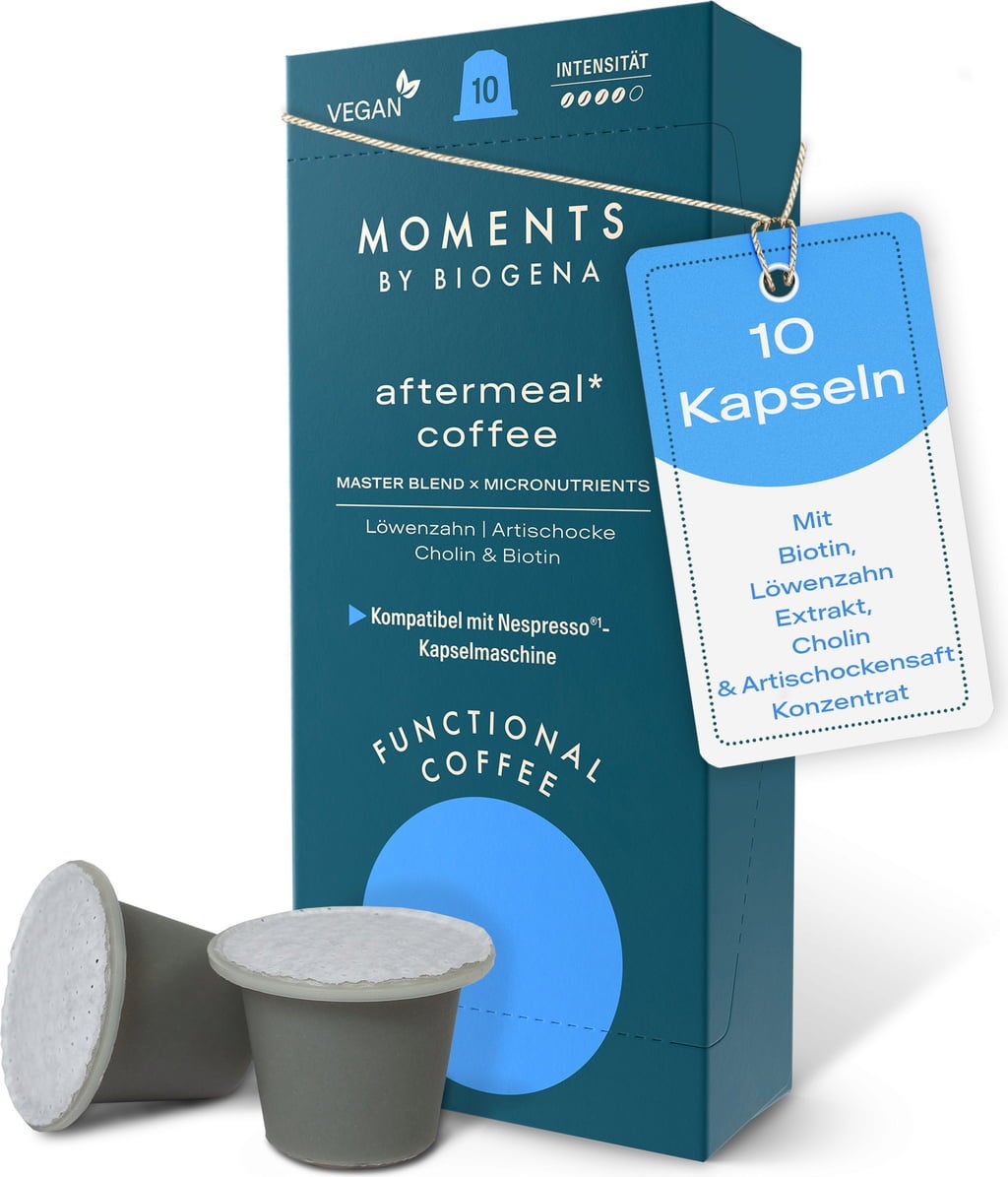 Moments by biogena aftermeal* coffee - Functional Coffee