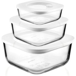 Store & More: Förvaringsburkar av glas - Set med 3st