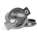 Teesieb Tea Master mit Deckel/Untersetzer, silber