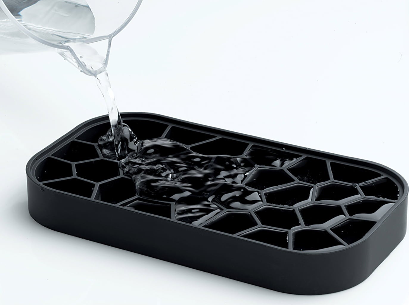 Lékué Recipiente para Cubitos de Hielo - Black