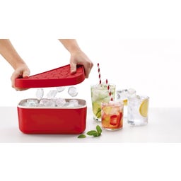 Lékué Ice Box - IJsblokjesdoos - Red