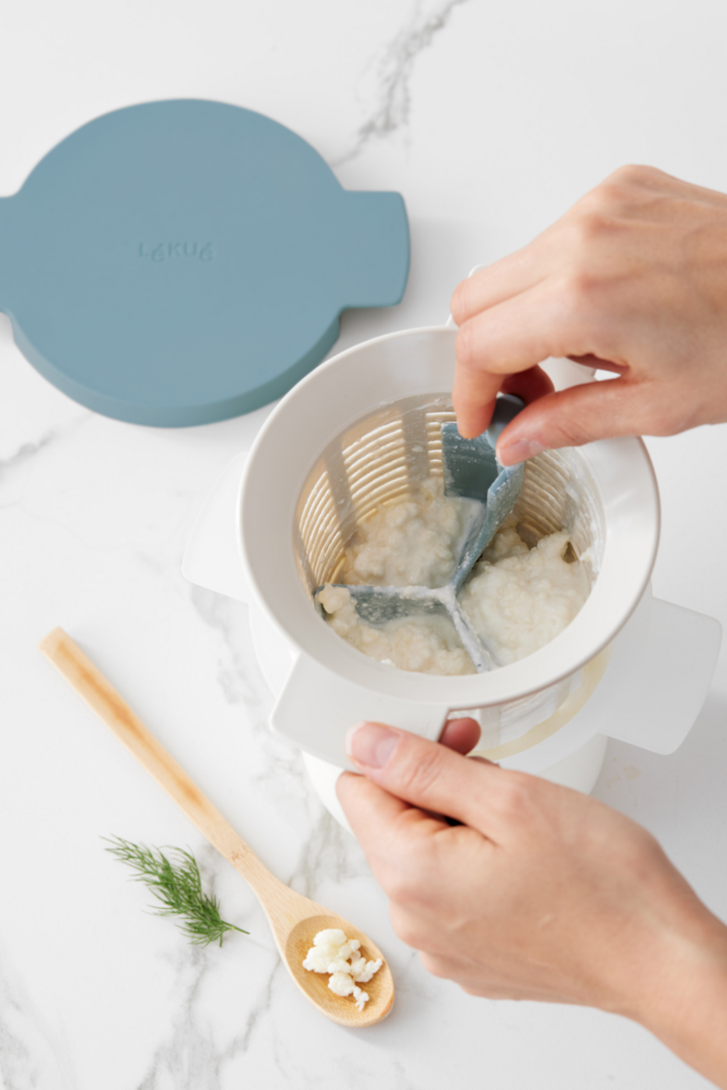 Lékué Set per Kefir e Yogurt - 1 pz.