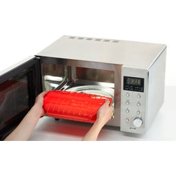 Microwave Steamer with Shelf for 3-4 Servings