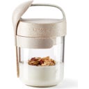 Lékué Organic To-Go Cup with Spoon (400 ml)