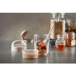 Lékué Organic To-Go Cup with Spoon (400 ml)