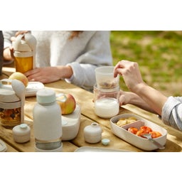 Lékué Organic To-Go Cup with Spoon (400 ml)