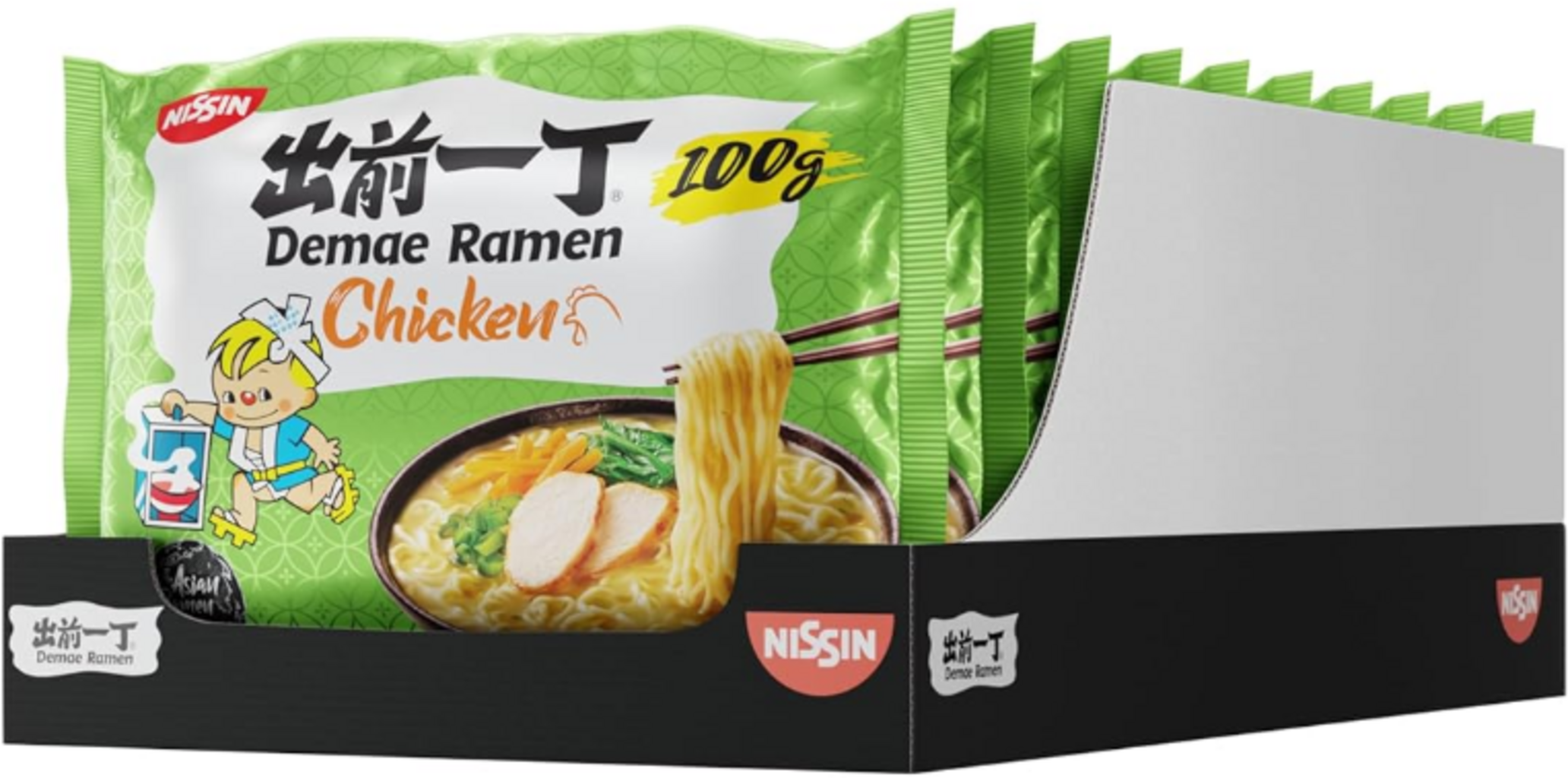 Demae Ramen - Chicken, Confezione da 10 pezzi