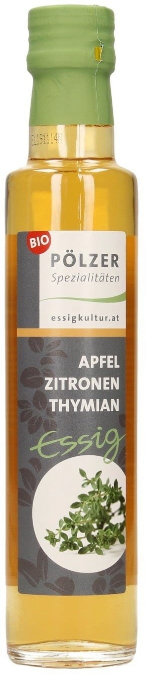 Pölzer Spezialitäten Aceto di Mele, Timo e Limone Bio
