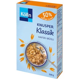 Knusper Klassik Hafer-Müsli 50 % weniger Zucker - 500 g