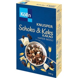 Knusper Schoko & Keks - Kakao Hafer Müsli - 500 g