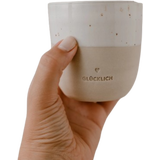Eulenschnitt Small Mug - Glücklich
