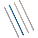 Cannucce in Vetro da 20 cm - Set di 4 Pezzi - Rosa