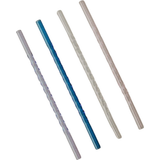 Strohhalme gedreht aus Glas - 20cm im 4er Set