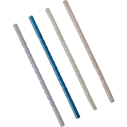 Cannucce in Vetro da 20 cm - Set di 4 Pezzi - Rosa