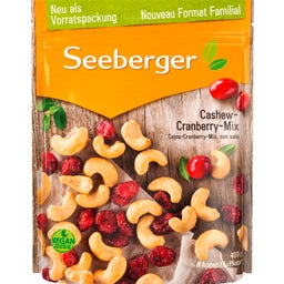 Seeberger Směs kešu oříšků a brusinek - 400 g