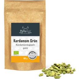 Pfefferdieb Bio Wilder Kardamom Kapseln ganz, grün - 100 g