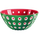 guzzini Bowl Ø25cm LE MURRINE - Emerald Green/White/Red