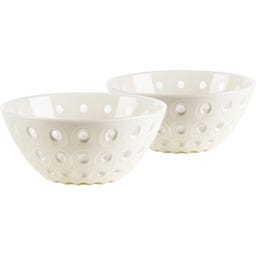 guzzini LE MURRINE - Set di 2 Ciotole Ø 12 cm - Pearl/White/Pearl