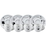 Bialetti Tazzine Moka Carosello - Set da 4