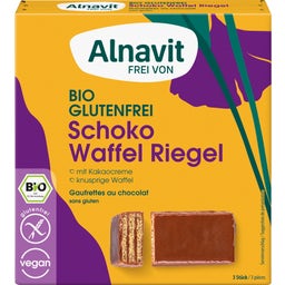 Alnavit Bio Schoko Waffel Riegel - 75 g