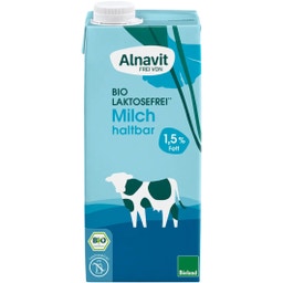 Alnavit Bio Laktosefreie H-Milch 1,5 % - 1 l