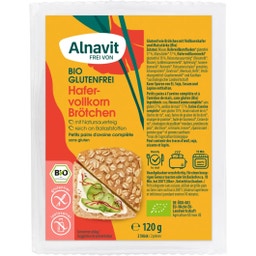 Alnavit Bio Hafervollkorn Brötchen - 120 g