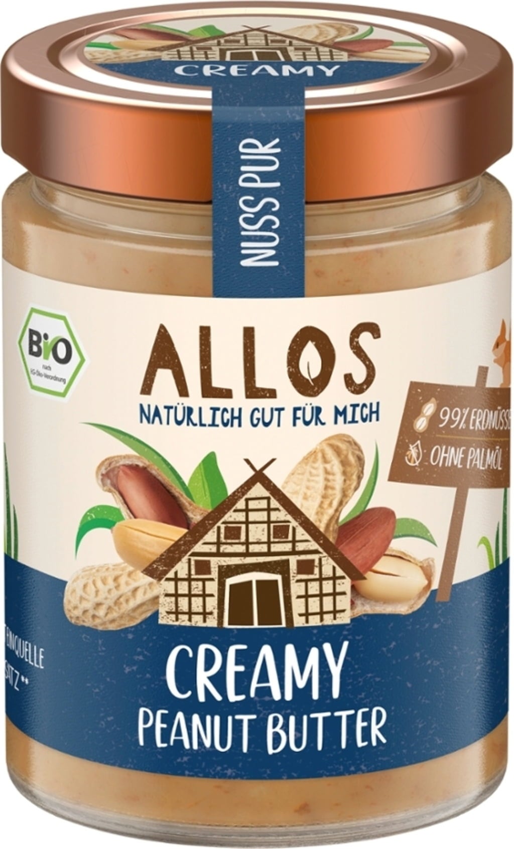 Allos Organic Creamy Peanut Butter