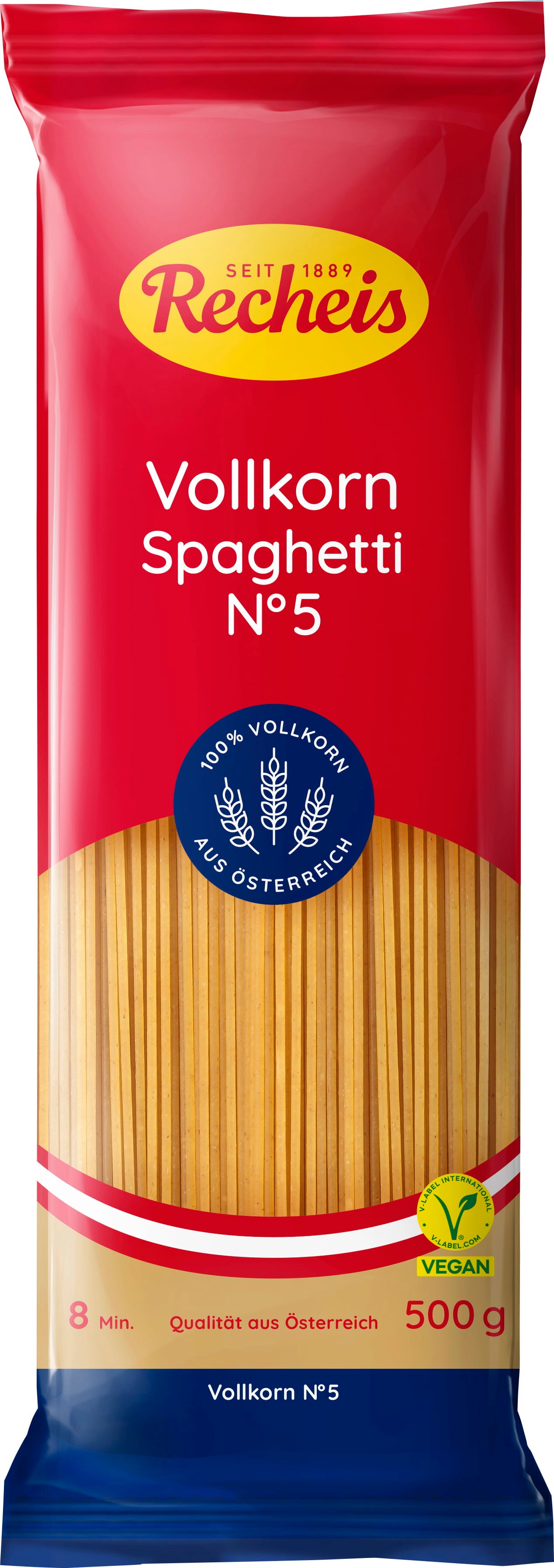 Pasta Integral - Spaghetti N° 5, Espaguetis N° 5 (500 g)