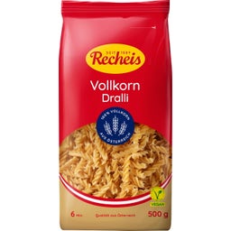 Teljes kiőrlésű tészta, világos - Fusilli - 500 g