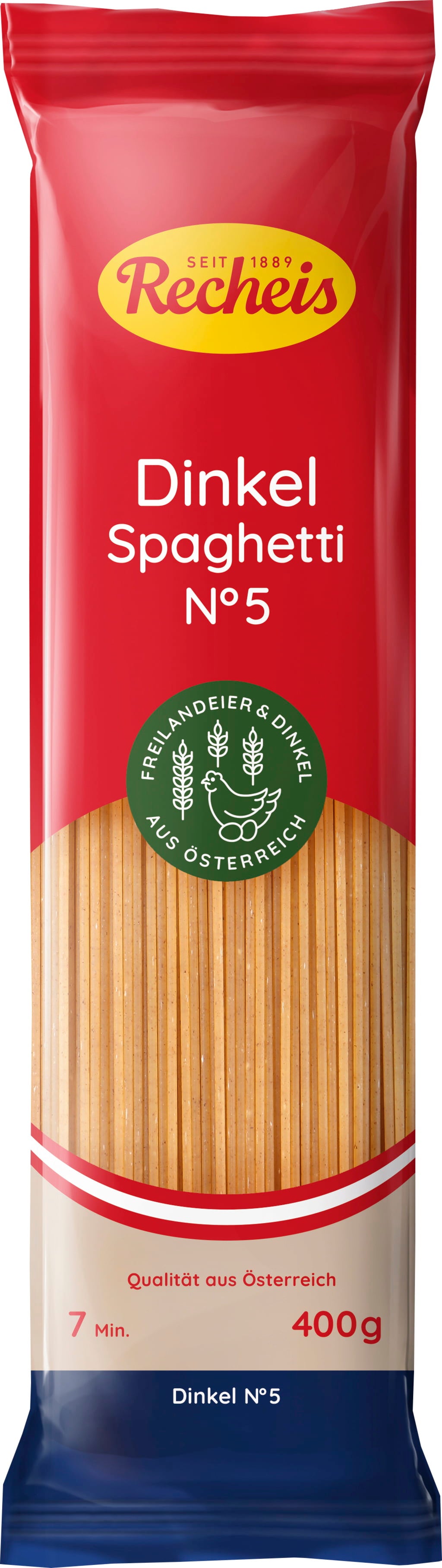 Naturgenuss špaldové těstoviny - Spaghetti N°5 - 400 g