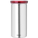 Brabantia Storage Container for 18 Coffee Pods - Red Lid