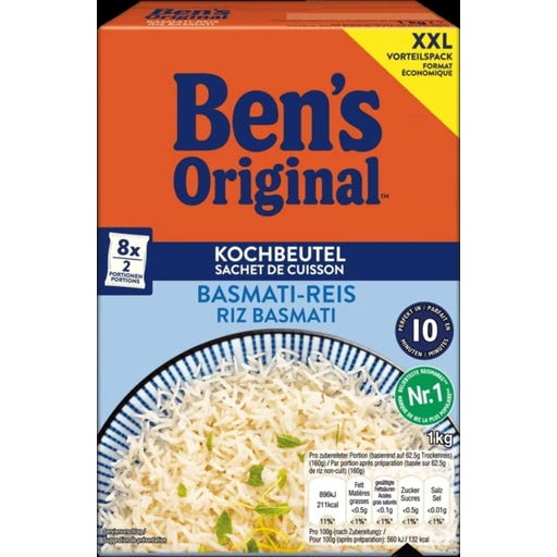 Arroz basmati - Bolsa para Cocinar y Escurrir
