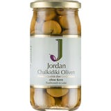 Chalkidiki olivy - vypeckovan&eacute; - 185 g hmotnost po odkap&aacute;n&iacute;