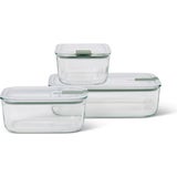 Set Glas-Frischhaltedose EasyClip 3-tlg. - Nordic Sage