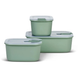 Frischhaltedosen EasyClip 3-tlg. (2x450 ml + 1x1000ml) - Nordic Sage