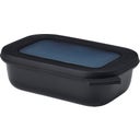 Multischüssel Cirqula rechteckig 500 ml, Nordic Black