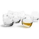 sagaform Bar Rocking Whisky Glas - Set van 6 - 1 set