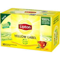 Lipton Yellow Label Black Tea - 20 Teabags