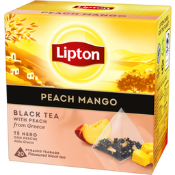 Lipton Schwarztee Peach Mango - 20 Teebeutel