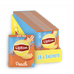 Lipton Eistee Pulver Pfirsich - 18 Beutel
