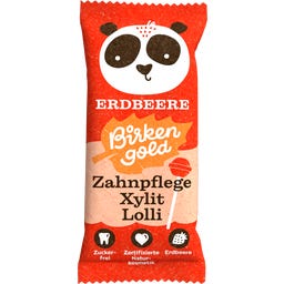Birkengold Dental Care Xylitol Lollipop - Strawberry
