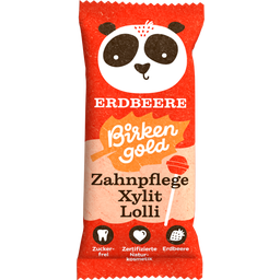 Birkengold Tandverzorging - Xylitol Lolly - Aardbei