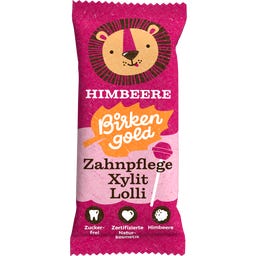 Birkengold Dental Care Xylitol Lollipop - Raspberry