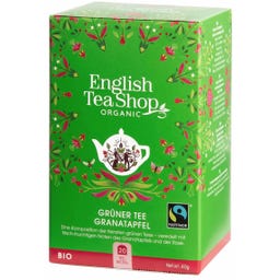 English Tea Shop Bio Grüner Tee Granatapfel - Fairtrade - 20 Teebeutel